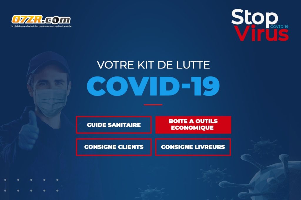 La plateforme de vente de pneus et pièces a recensé des fournisseurs de confiance pour l'approvisionnement en produits sanitaires.