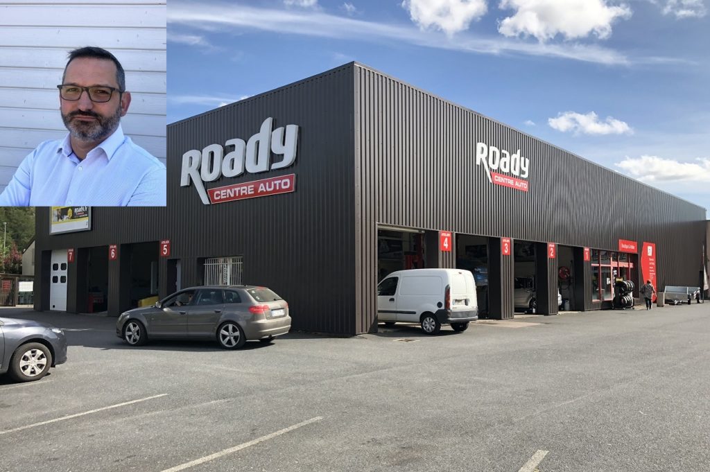 Ludovic Piaugeard est à la tête de quatre centres Roady (ici celui de Bernay, dans l'Eure).