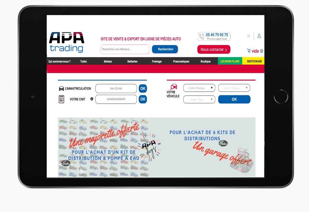 Avec son site e-commerce, APA Trading a sensiblement élargi son portefeuille clients.