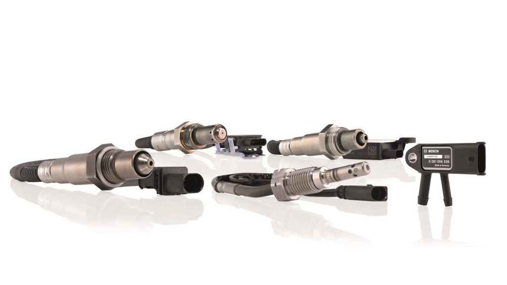 La gamme Bosch comprend actuellement 20 références de sondes NOx d’oxyde d’azote.