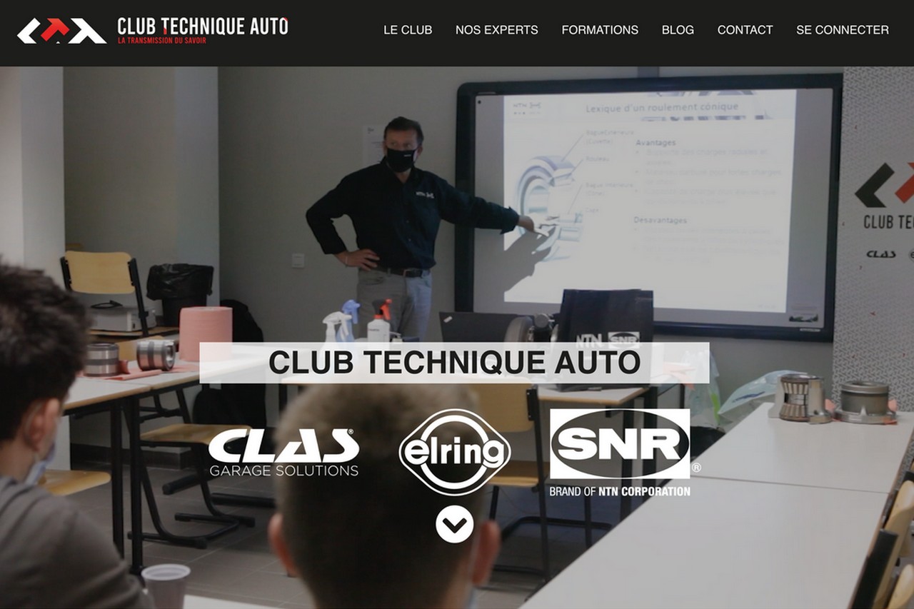 Le Club Technique Automobile (CTA) a dévoilé son site web, coconstruit par Clas, NTN-SNR et Elring.