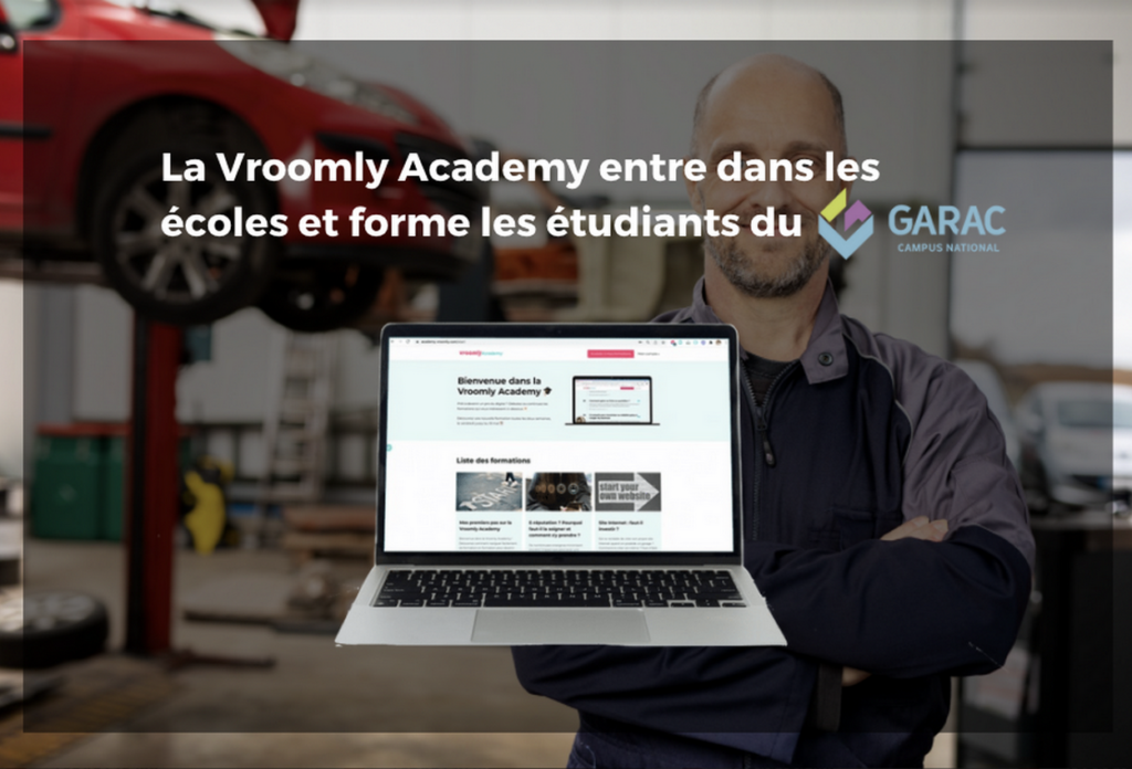 En janvier, la Vroomly Academy ira à la rencontre des étudiants du Garac. © Vroomly