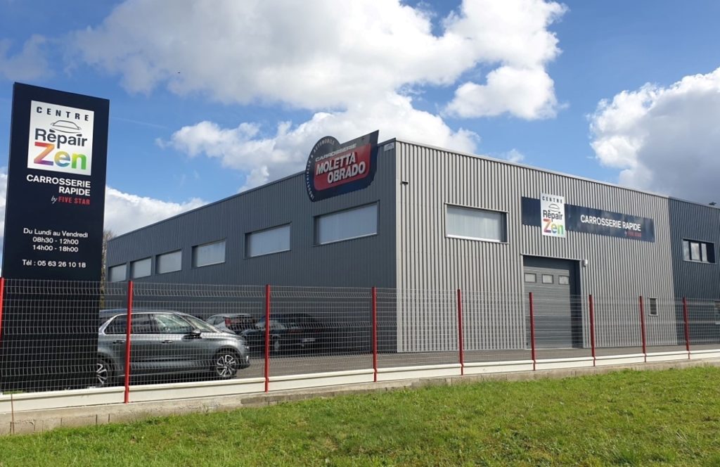 A Montauban (82), le site dédié à Repair Zen par la carrosserie Moletta Obrado est l'un des derniers en date à avoir ouvert ses portes. ©Five Star