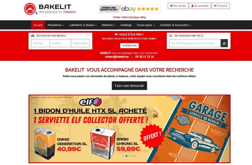 Le soutien d'eBay et de Nexus Automotive permet au portail Bakelit d'améliorer ses services et de se positionner à l'international.