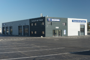La nouvelle succursale francilienne de Scania est conçue pour réduire au minimum ses émissions de gaz à effet de serre.