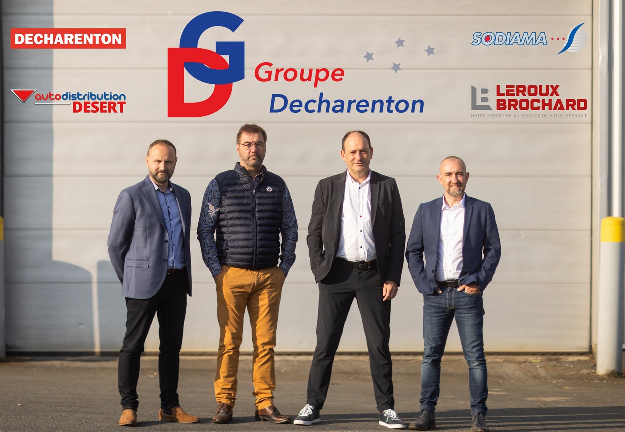 Les quatre directeurs généraux du groupe Decharenton : Jérôme Crespin, Pascal Renault, Richard Alleaume et Éric Luquas (de g. à d.).