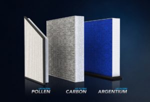 UFI Filters a introduit Argentium sur le marché en 2021 : un filtre d'habitacle avec 99 % d'efficacité antibactérienne et d'une durée prolongée.
