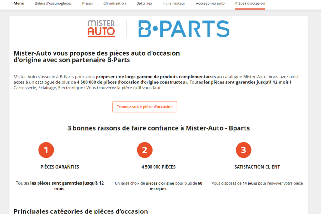 Mister-Auto Et B-Parts étendent Déjà Leur Partenariat