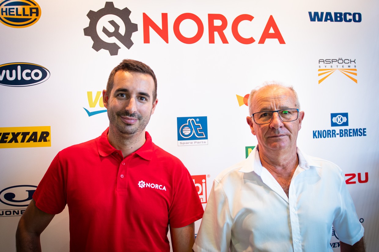 Thibault et Norbert Castellanos, respectivement directeur général et président du groupe Norca.