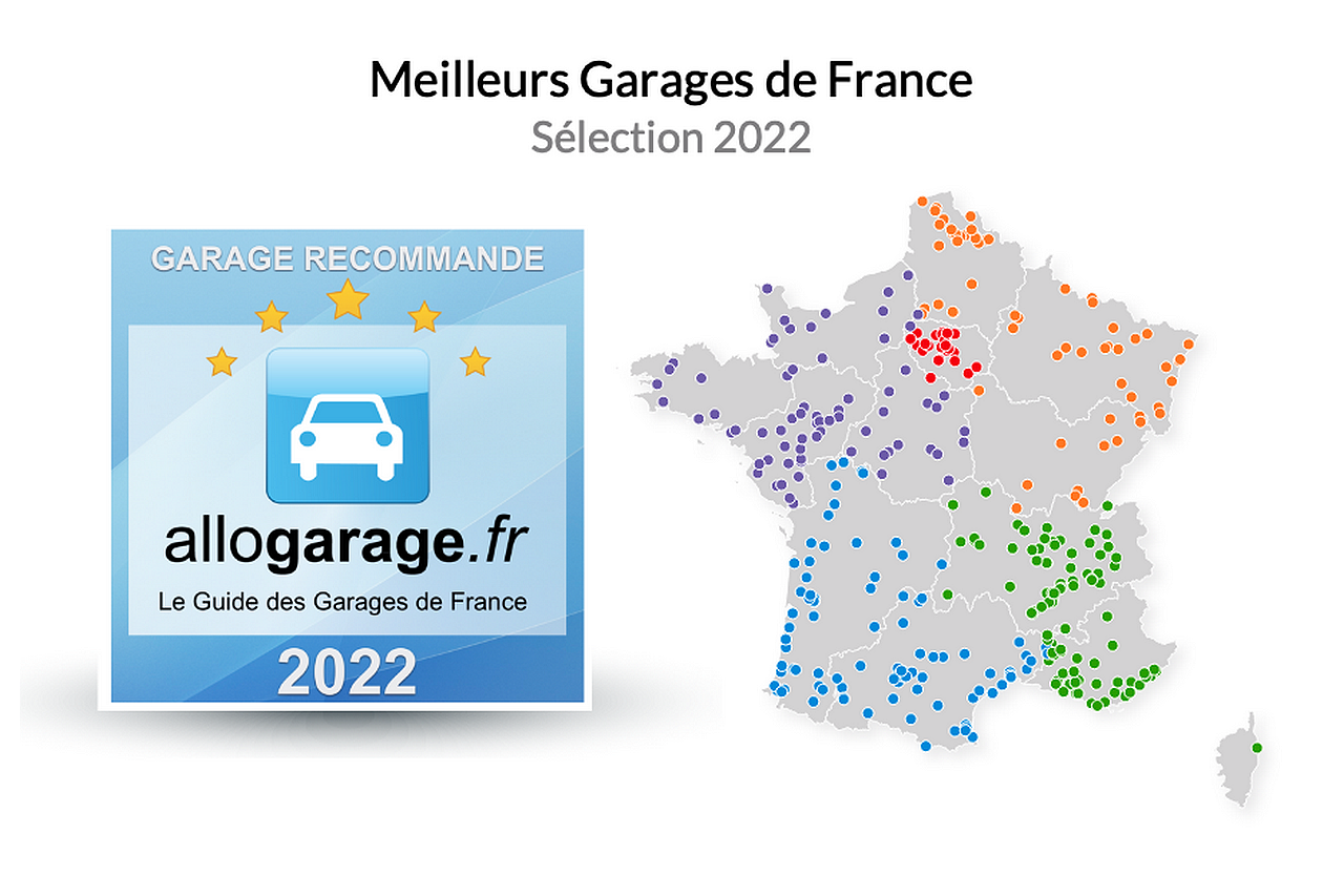 Certaines régions ont plus de garages que d'autres dans ce classement. L'Occitanie arrive en tête.