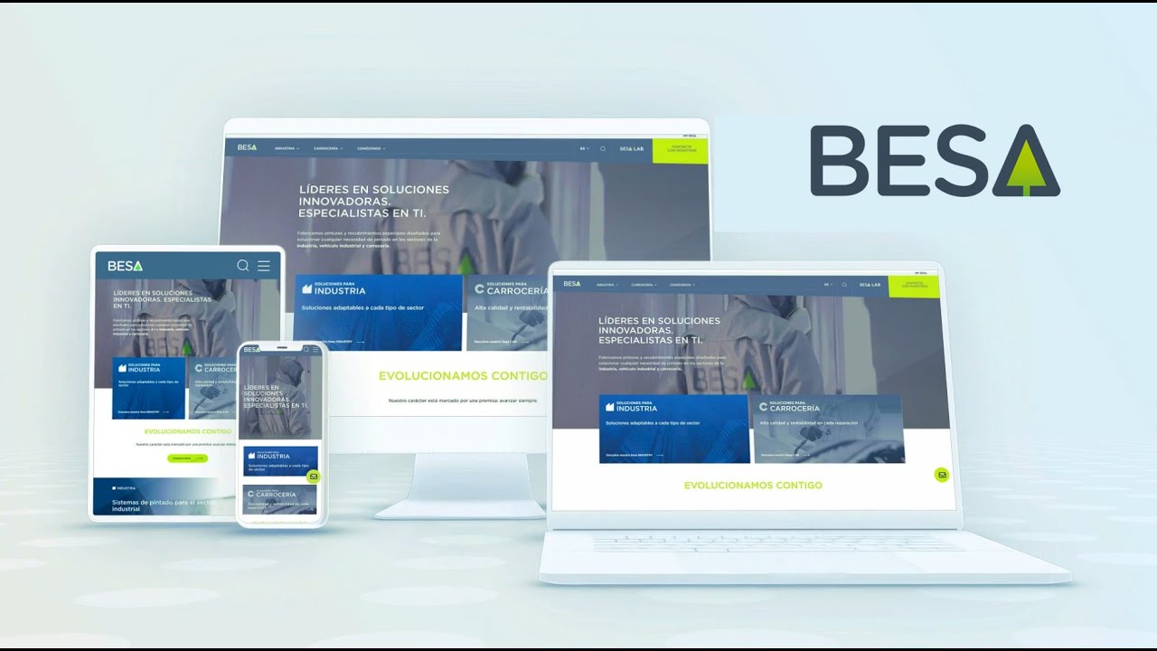 Besa présente son nouveau site internet
