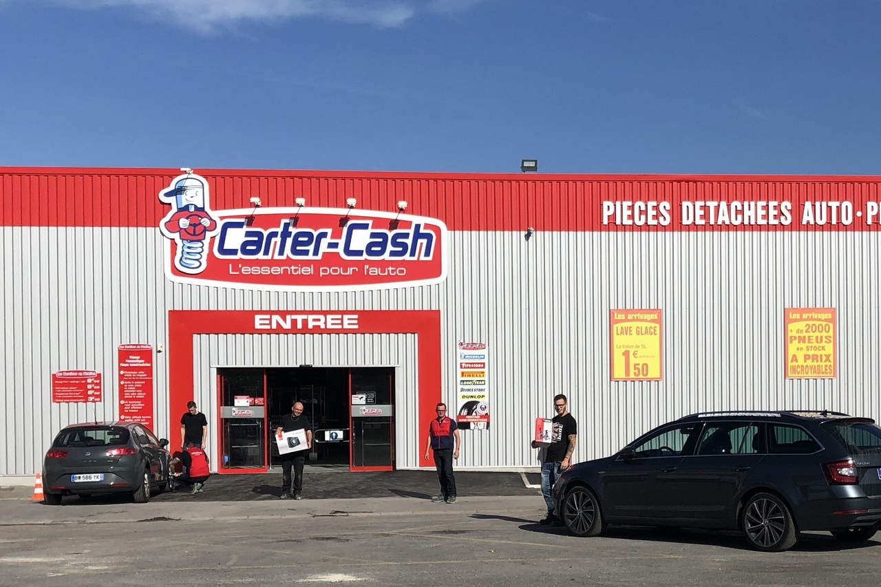 Le magasin de Lambres-lez-Douai servira de test pour la politique RSE de Carter-Cash. ©Carter-Cash