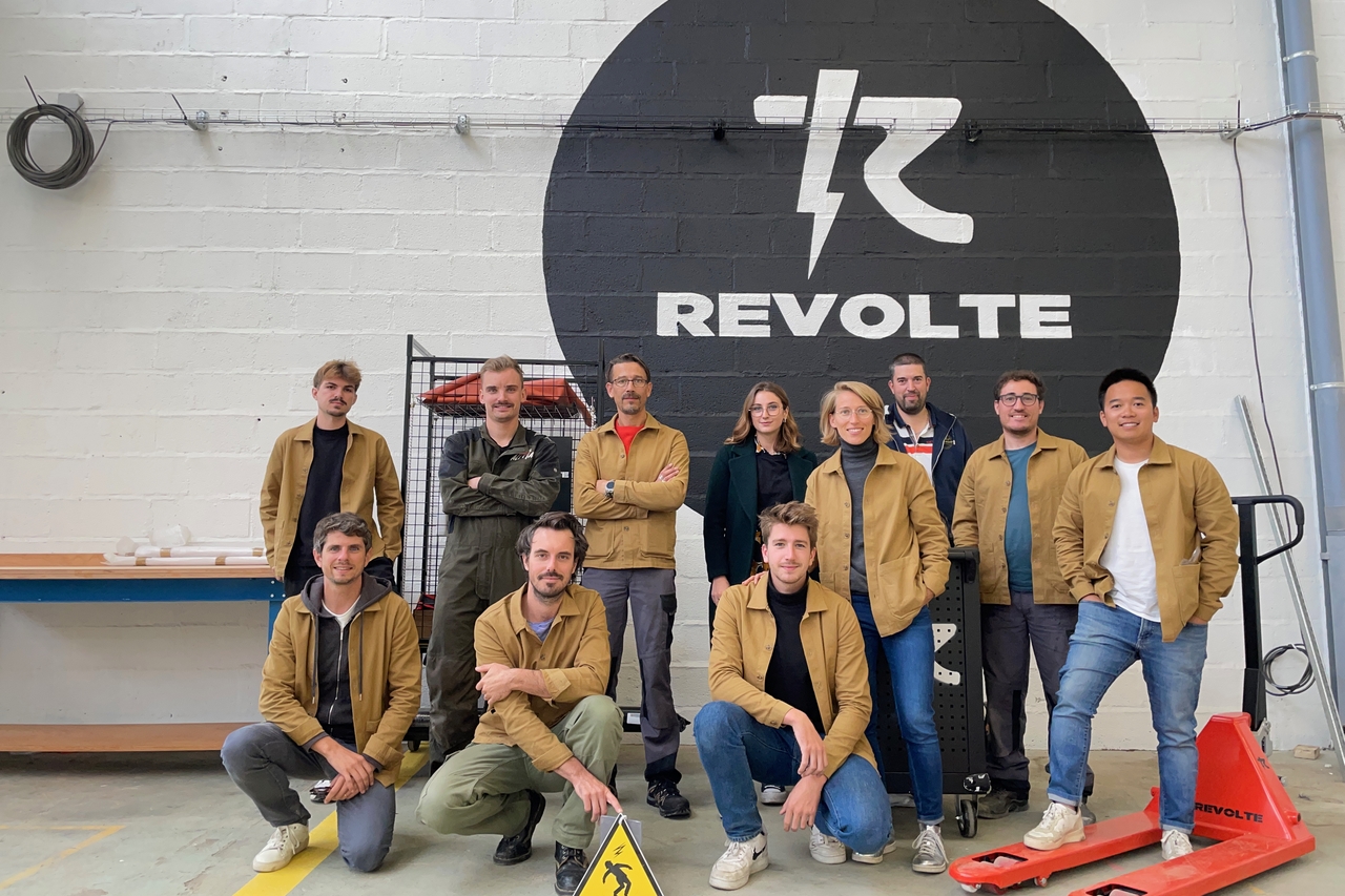 L'équipe de Revolte est composée de profils variés, qui lui ont permis de se développer à vitesse grand V. La société espère pouvoir recruter sans tarder des mécaniciens et des électroniciens. ©Revolte