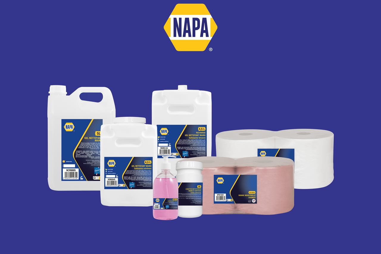 Napa se lance sur les gammes d'hygiène depuis la mi-mars. ©Napa