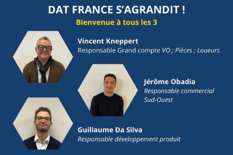 Vincent Kneppert, Jérôme Obadia et Guillaume Da Silva rejoignent DAT