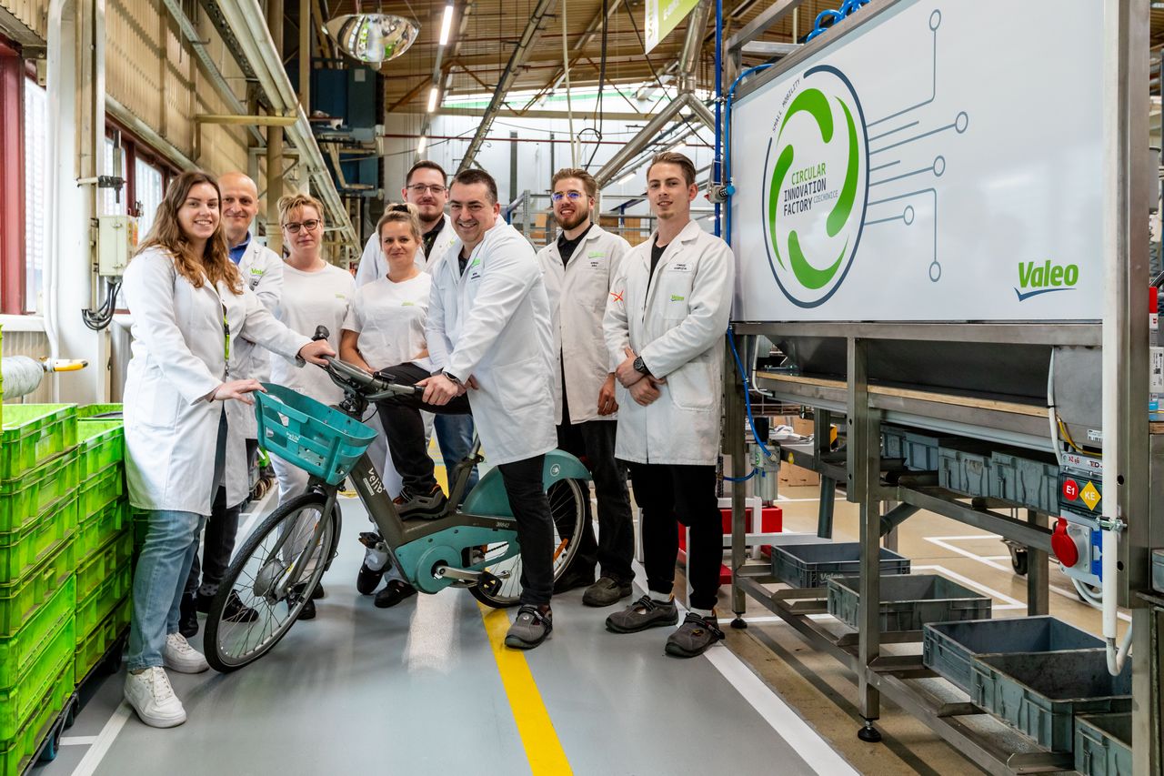 Valeo affiche pour commencer une capacité de 5 000 moteurs de vélos électriques remanufacturés par an. ©Valeo