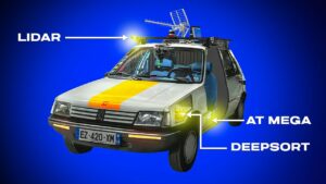 Il conçoit une Peugeot 205 autonome !