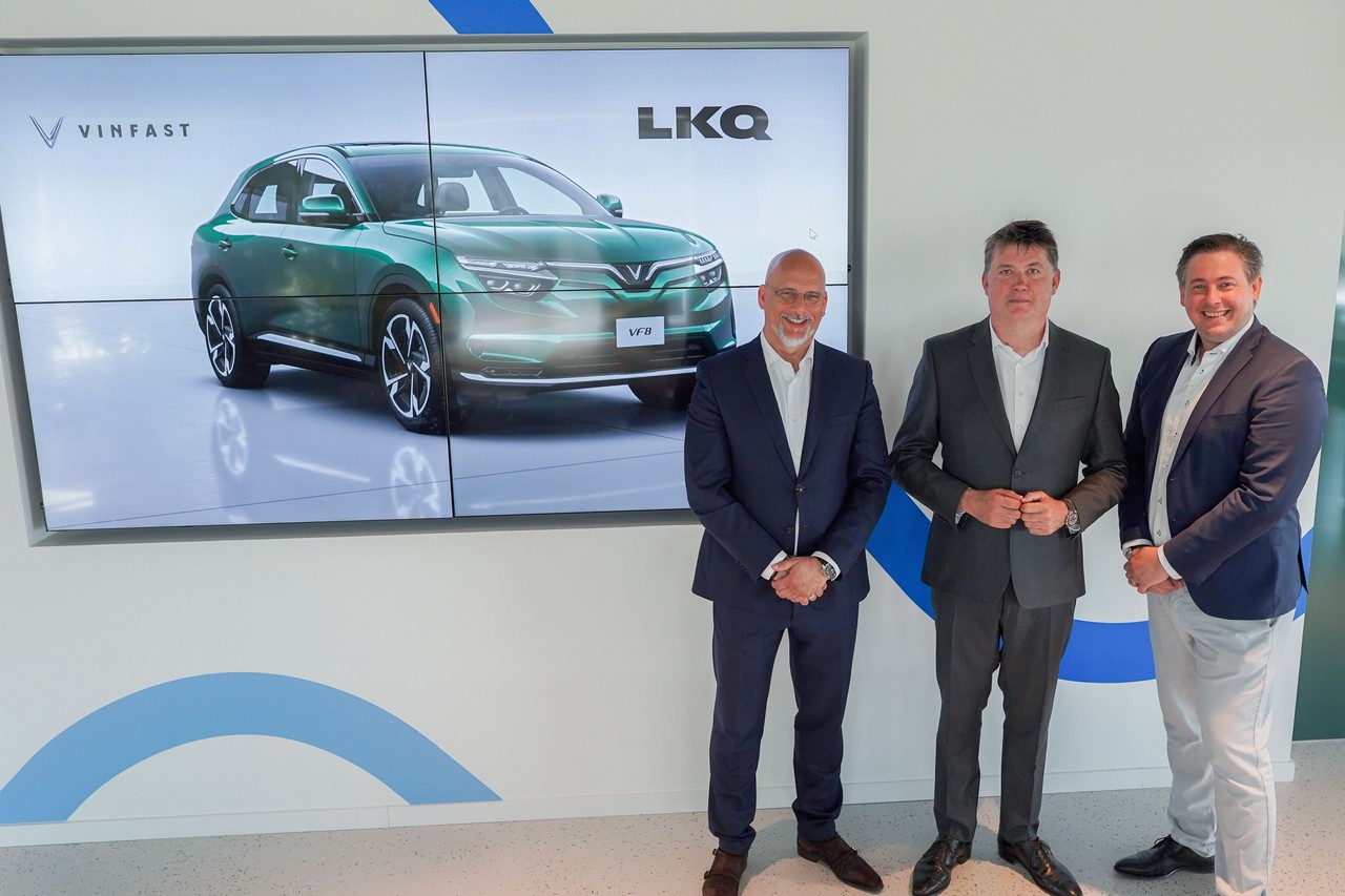 LKQ a conclu un partenariat avec VinFast aux Pays-Bas. Pour son déploiement sur le marché néerlandais, la marque a opté pour une sélection de Lease Service Partners (LSP) certifiés au sein du réseau du groupement. ©LKQ