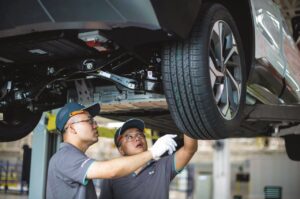 Réparation carrosserie véhicule chinois