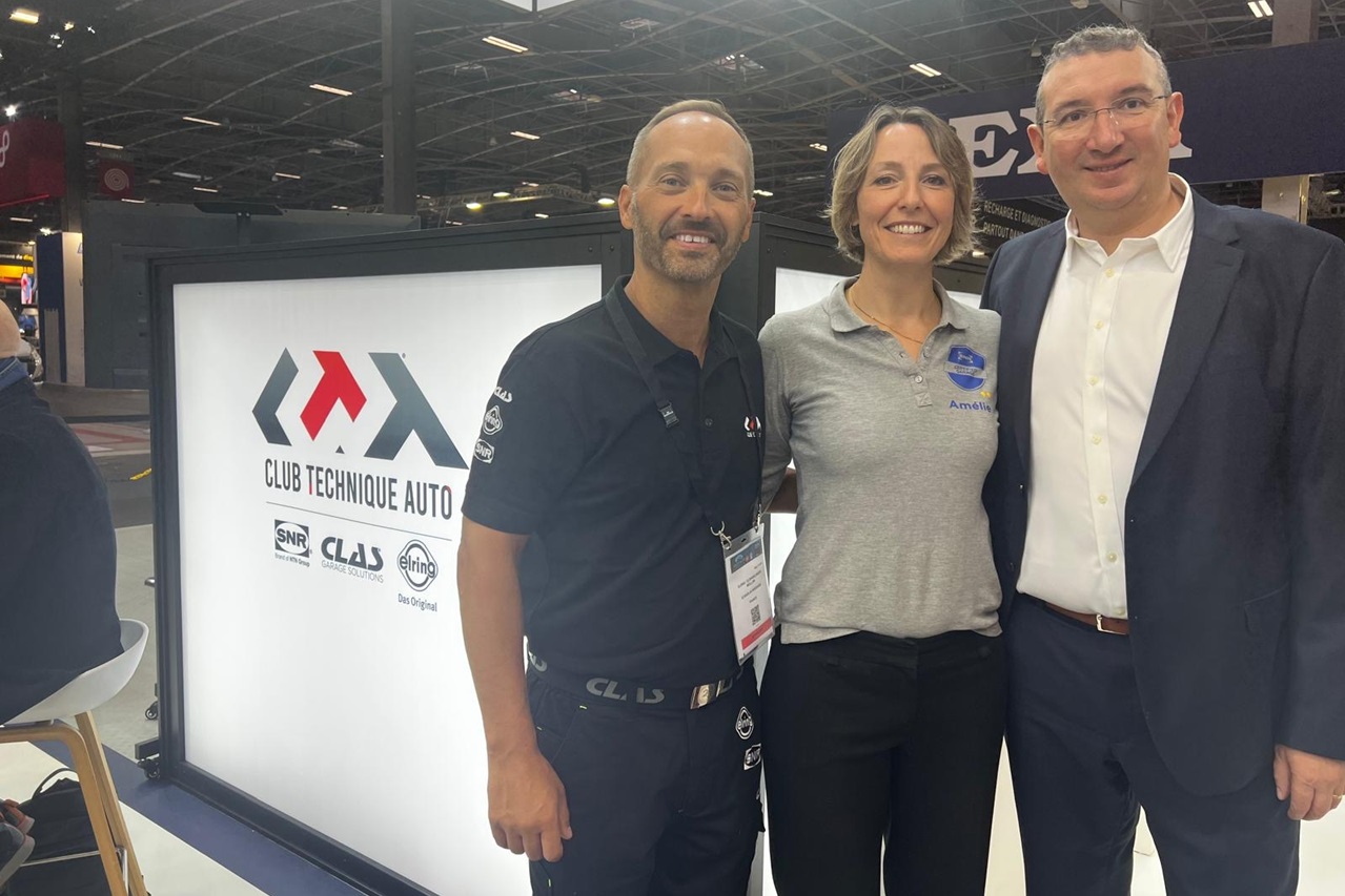 Stanislas Brodard (Elring), Amélie Paviet (NTN) et Philippe Barrault (Clas). ©CTA