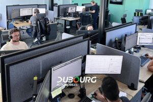 Le nouveau call center du Groupe Dubourg est constitué de 16 postes entièrement digitalisés. ©Dubourg Groupe