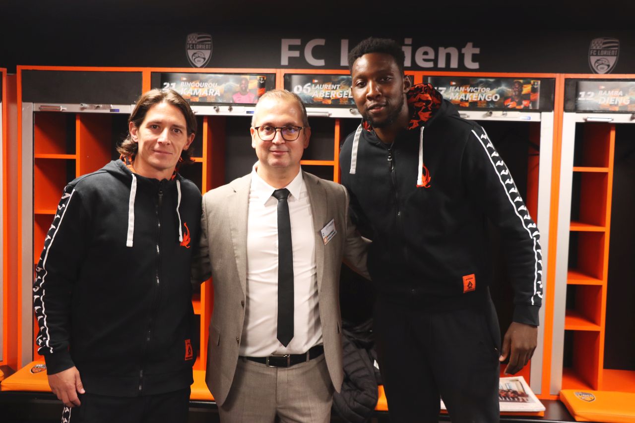 Guillaume Ramirez joueurs FC Lorient salon Prestige Autopuzz