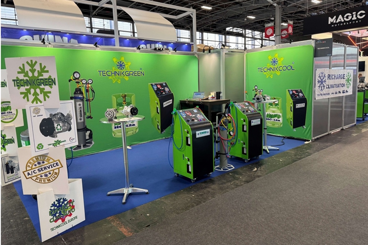 Sur son stand a Equip Auto, Technikgreen a présenté aux visiteurs son offre unique d'abonnement de 48 mois à tarif fixe. ©Technikgreen