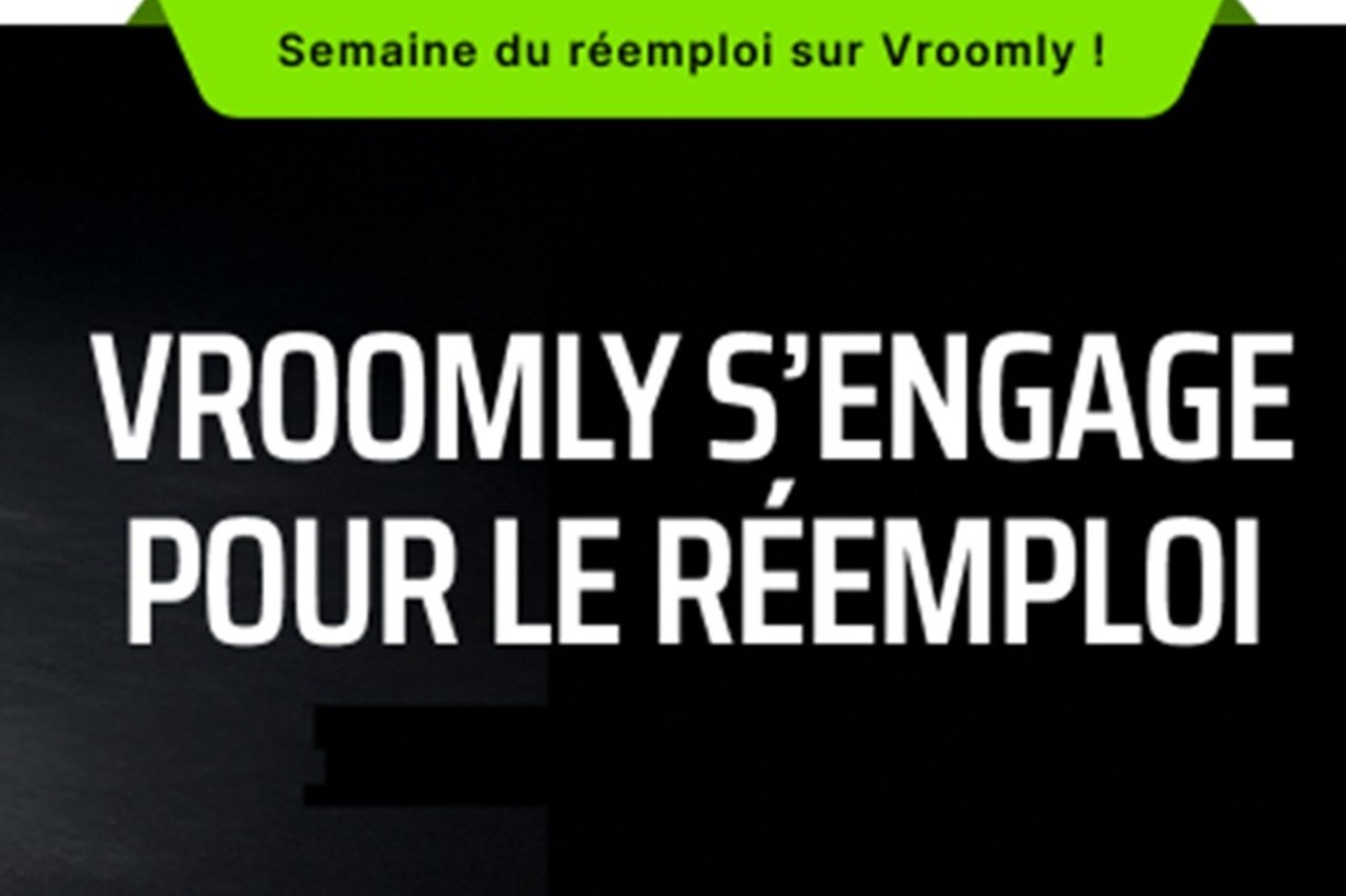 Vroomly pièces issues de l'économie circulaire