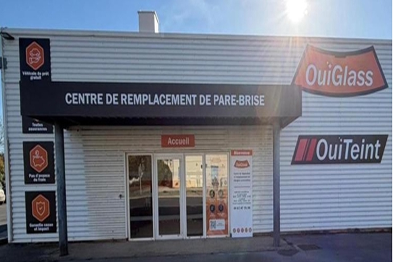 Avec plus de 100 centres en France, OuiGlass renforce son maillage territorial, comme à Montpellier (34) avec l'ouverture d'un nouveau centre dédié au vitrage automobile. ©OuiGlass