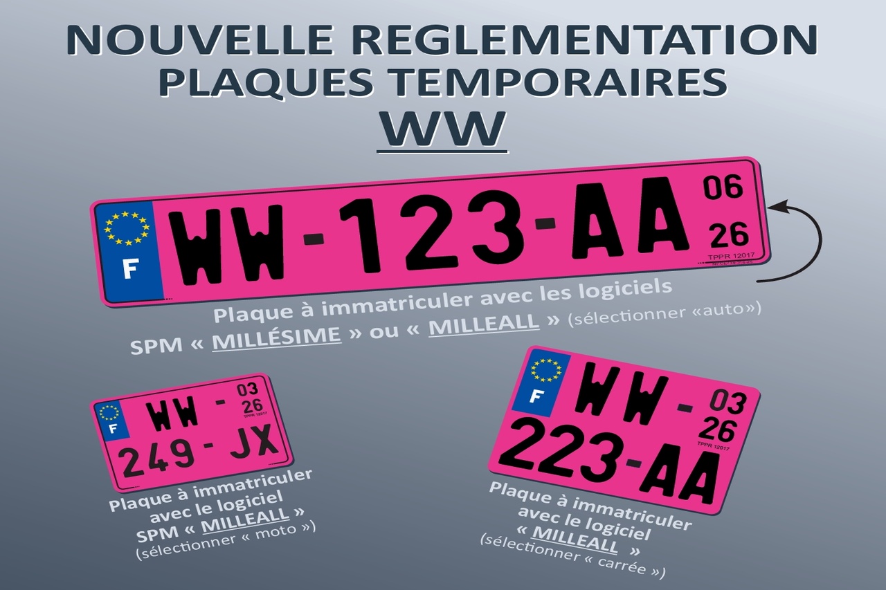 400 000 véhiculent bénéficient chaque année en France d'une immatriculation provisoire. ©FIEV