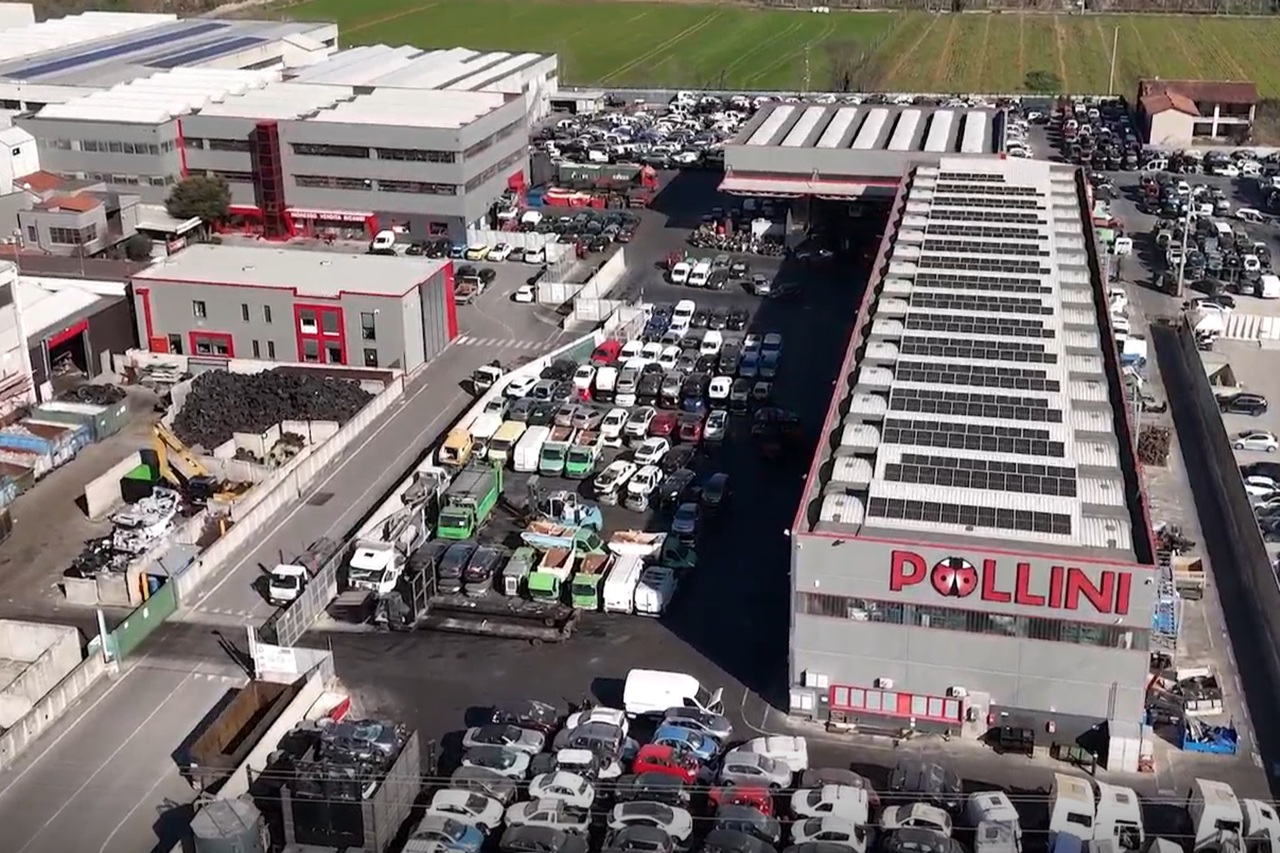 Fondé il y a plus de 40 ans, Pollini Group recycle les véhicules hors d’usage en Italie. ©Pollini Group
