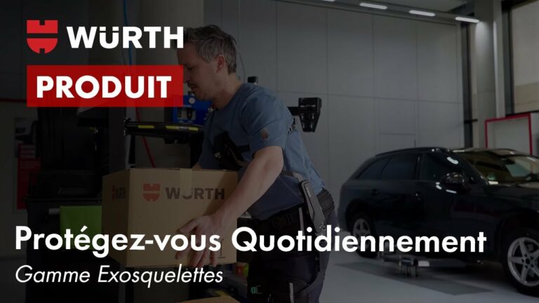Exosquelettes : la solution WĂ¼rth pour les ateliers