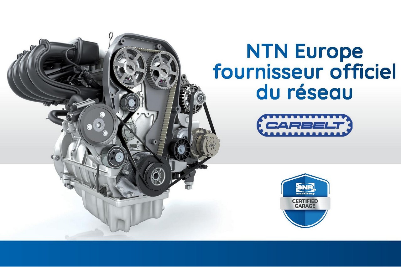 Carbelt va bénéficier des produits de qualité OE de la marque SNR, et d’une garantie longue durée pour renforcer sa position de spécialiste de la distribution moteur. ©NTN