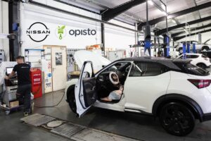 Nissan ouvre son réseau de réparation aux pièces de réemploi d'Opisto
