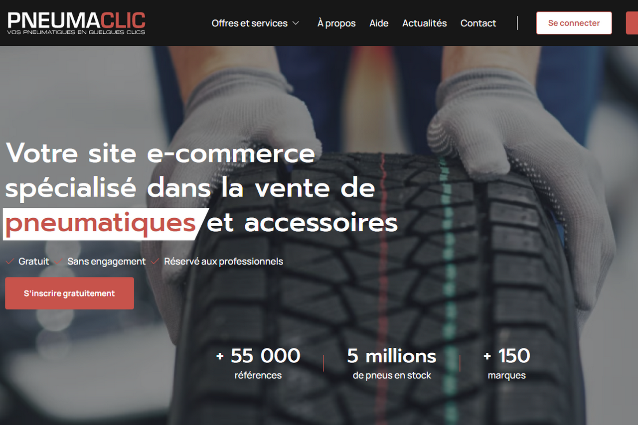 Riche de 90 000 références, le catalogue de Pneumaclic est désormais disponible dans plusieurs pays européens. ©Pneumaclic