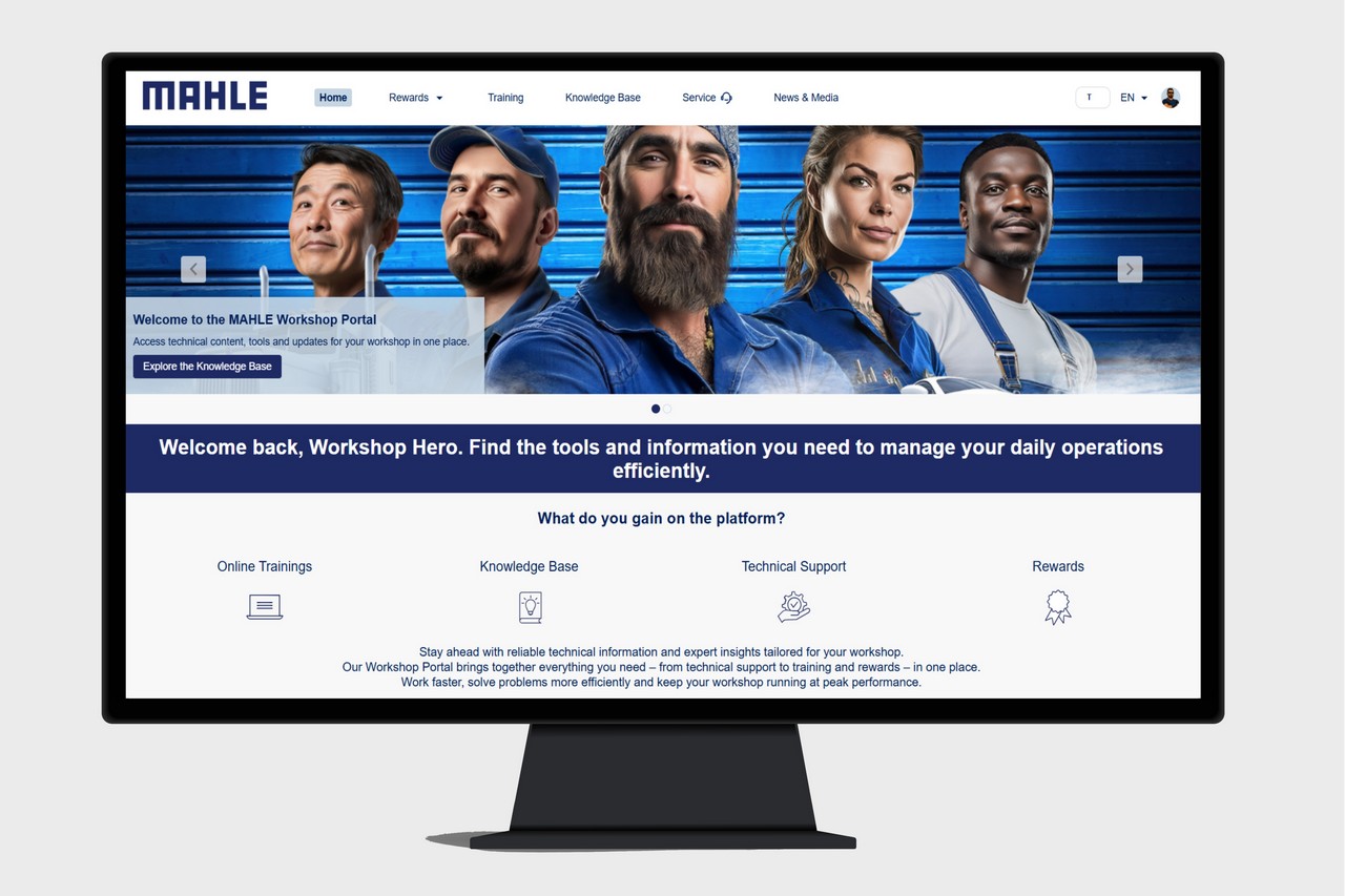 Présent dans le hall 9 d'Automechanika Francfort, Mahle fait de son nouveau Workshop Portal la pièce centrale de son environnement de services destiné aux réparateurs. ©Mahle