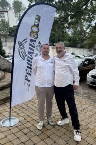 Romain Balbis, PDG de Ferrara Pièces Auto, aux côté de son père, Jean-Luc Balbis. ©PFA