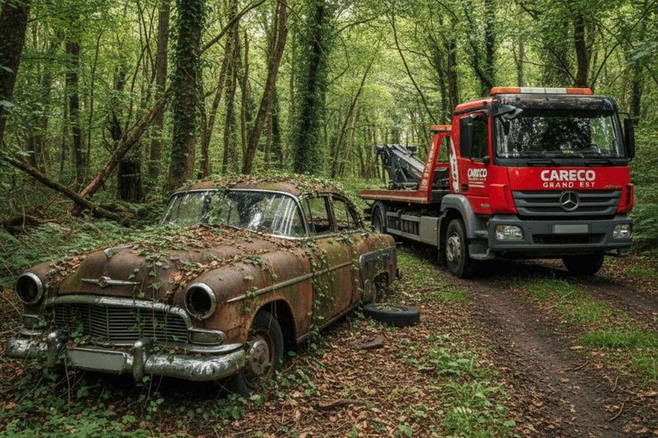 Les casses automobiles illégales pèsent à la fois sur l'environnement et la filière de recyclage légale. Raison pour laquelle Recycler Mon Véhicule pousse l'application des lois et réglementations, en sensibilisant aussi les automobiliste à cette problématique. ©Casse Auto VHU/Careco