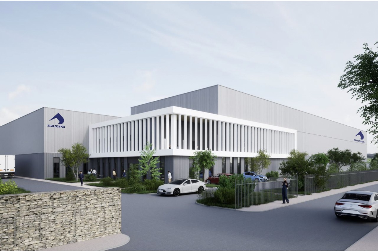 Installation à Saint-Priest prévue au 2e trimestre 2027 pour Sampa France. ©Sampa