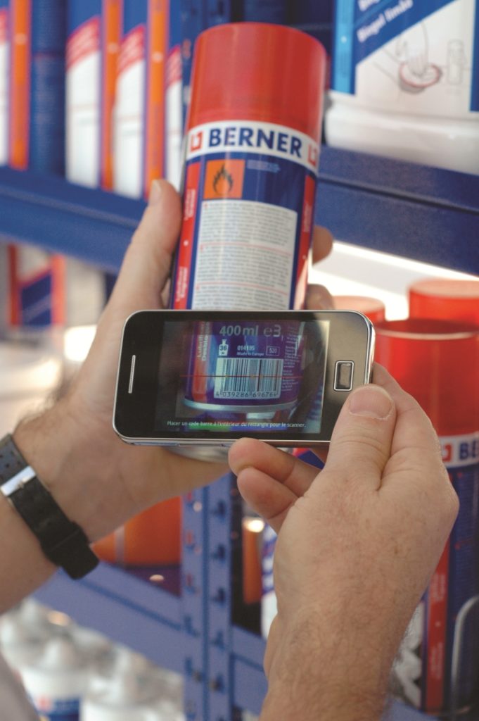 L'application smartphone de Berner est orientée vers un service direct aux clients.