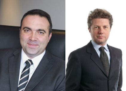 Frank Millet, directeur général de Doyen Auto, et Andrea Taschini, directeur général de la division Aftermarket de Sogefi.