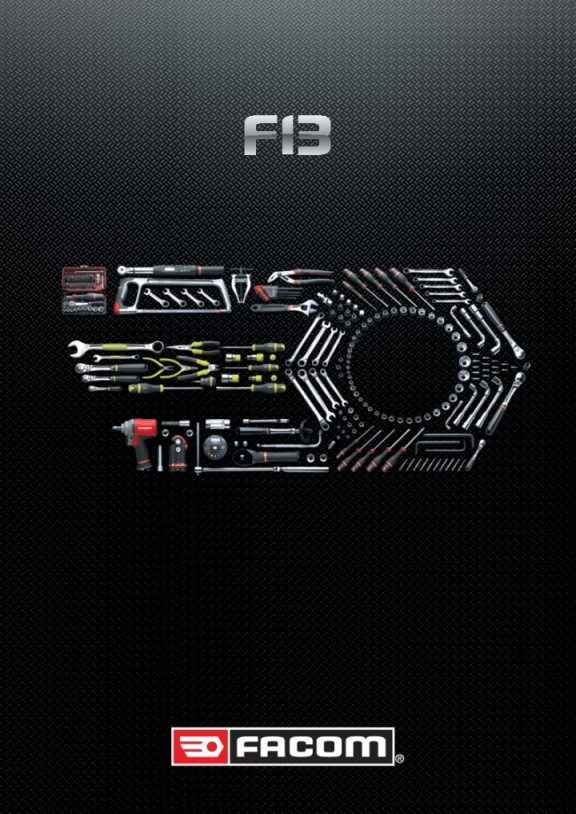 F13, le catalogue événement de Facom est disponible auprès du premier fabricant français d'outils.