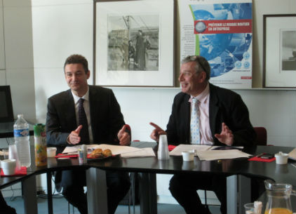Nicolas Bouvier, Président de la commission dédiée aux réseaux, et Christian Sibrik, Président de la commission représentant les affiliés et indépendants.