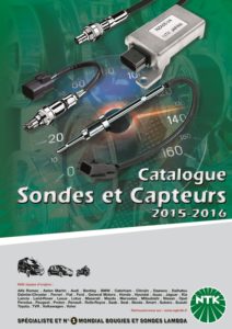Catalogue, NTK sort les sondes et capteurs 2015