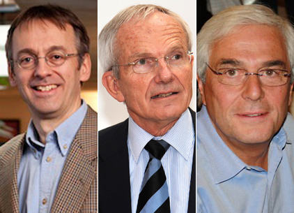 Yann Blard, Michel Vilatte, Jean-Paul Siney (de gauche à droite).
