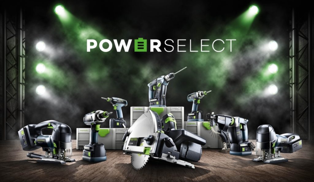 Le système PowerSelect adapte les outils et accessoires à toutes les générations d'appareils sans fils 18 volts.