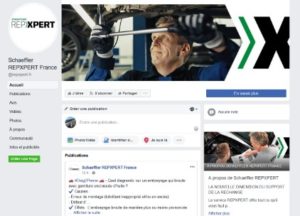 Schaeffler Repxpert lance sa page Facebook