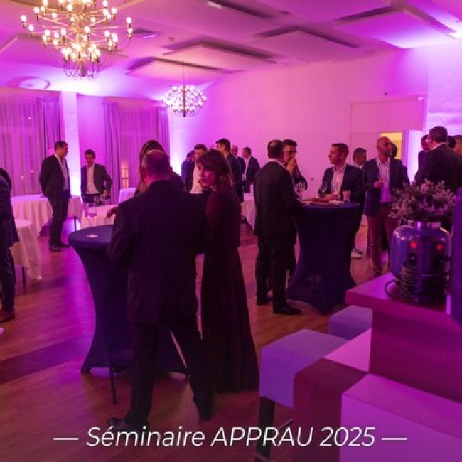La soirée de gala du séminaire Apprau a réuni l’ensemble des partenaires fournisseurs du groupement. ©Apprau