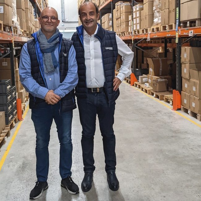 Jean-Charles Garcia et Philippe Zeitoun, responsable logistique et directeur de la BU Aftermarket de Vernet. ©J2R